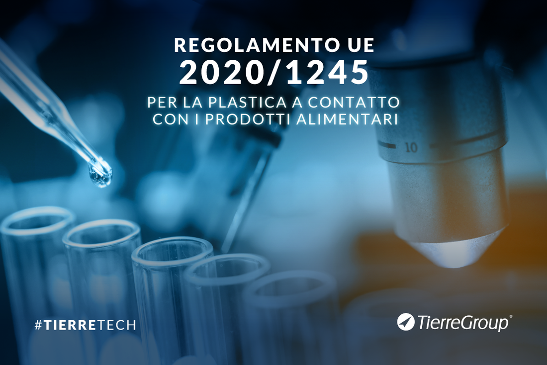 Reg UE 2020/1245 per la plastica a contatto con i prodotti alimentari