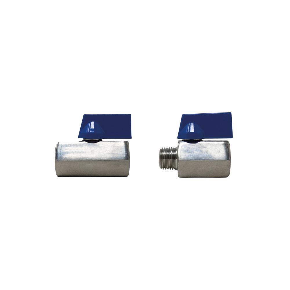 VALVOLE A SFERA IN ACCIAIO INOX AISI 316 SERIE MINI